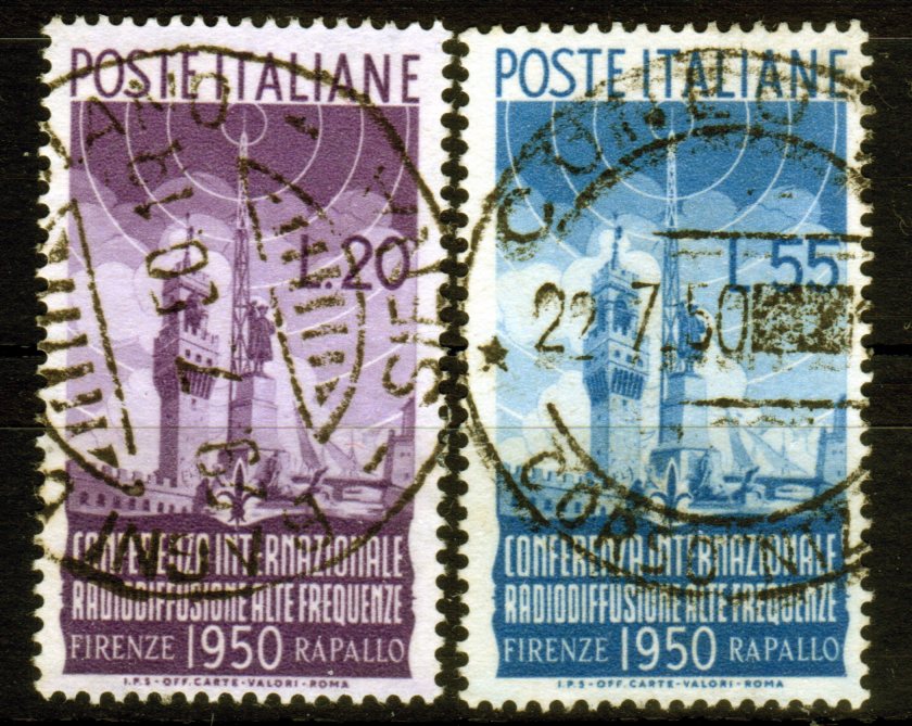 1950 Conferenza Internazionale di Radiodiffusione serie completa