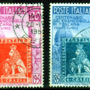 1951 Francobolli di Toscana serie completa