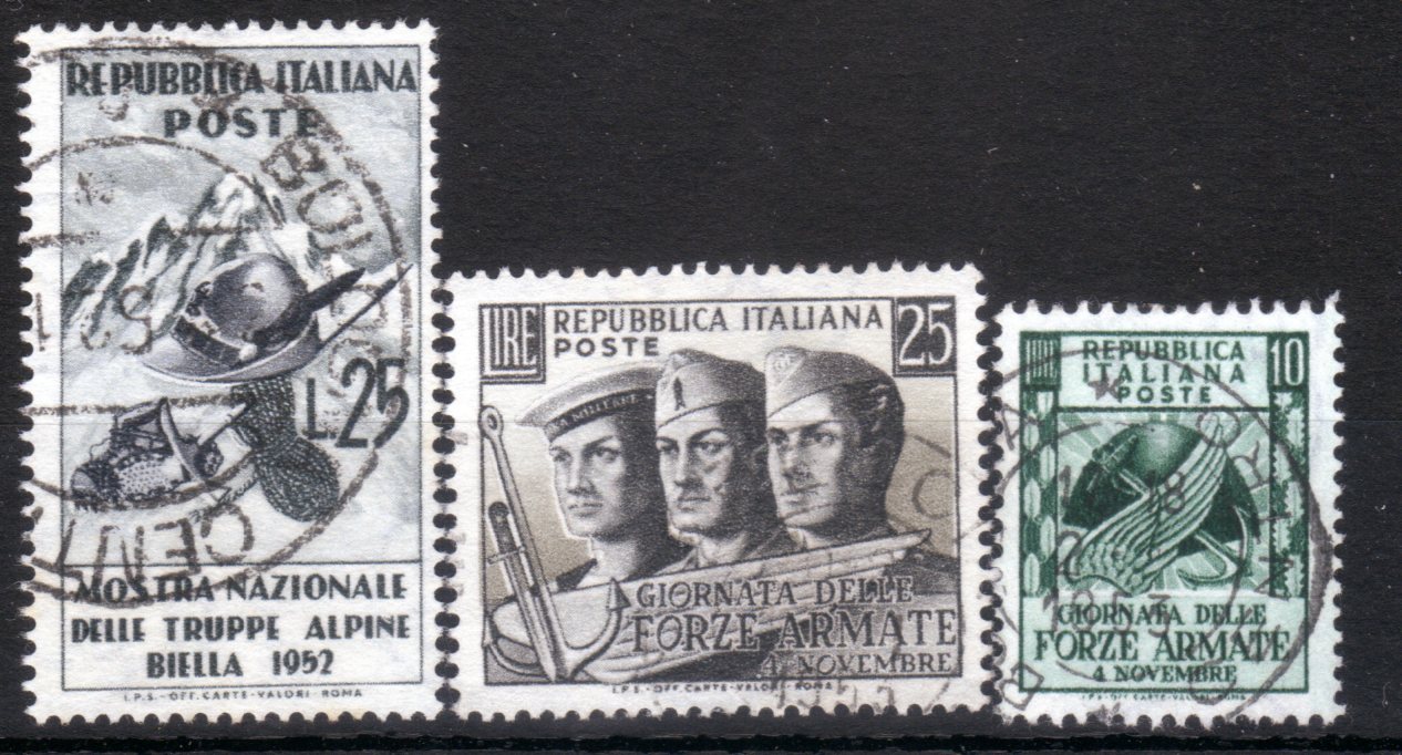 1952 Forze Armate serie completa