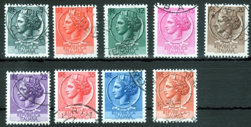 1953 Siracusana Ruota serie completa