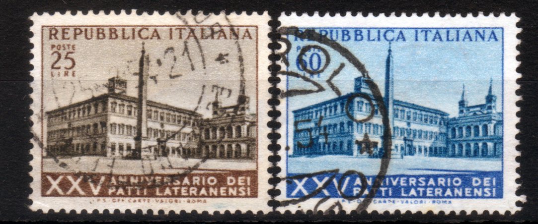 1954 Patti Lateranensi serie completa