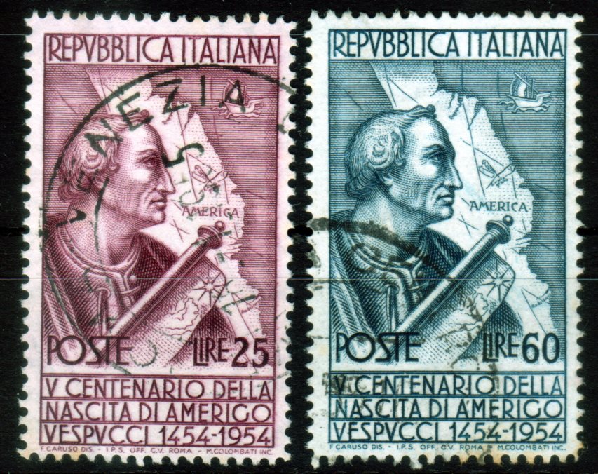 1954 Vespucci serie completa