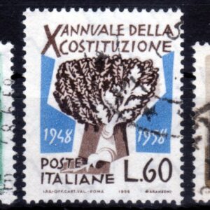 1958 Decennale della Costituzione