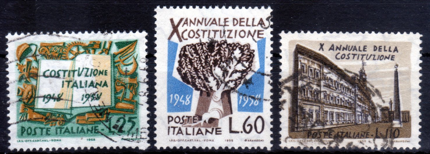 1958 Decennale della Costituzione