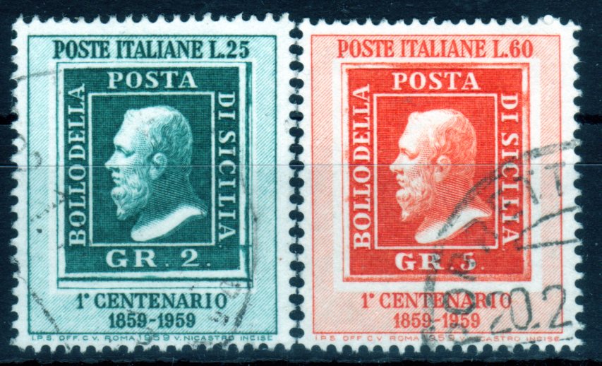 1959 Francobolli Sicilia