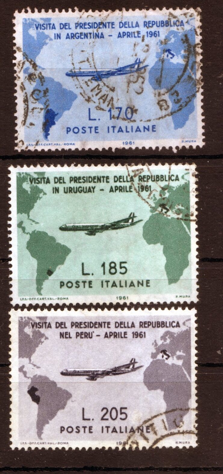 1961 Gronchi escluso rosa