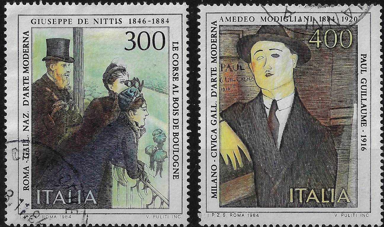 1984 Arte Italiana - De Nittis e Modigliani