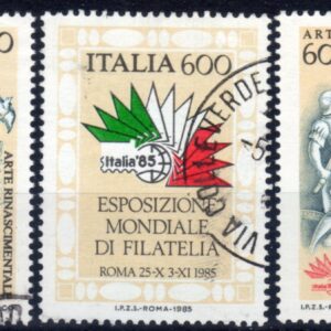 1985 Expo Filatelia Trittico 3° serie