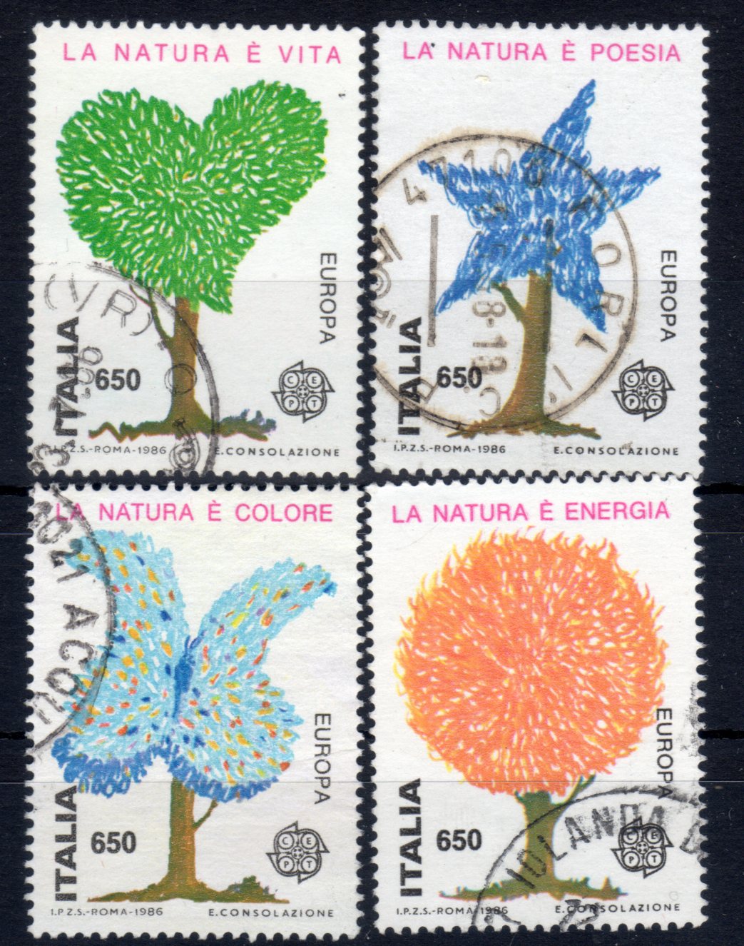 1986 Europa Blocco