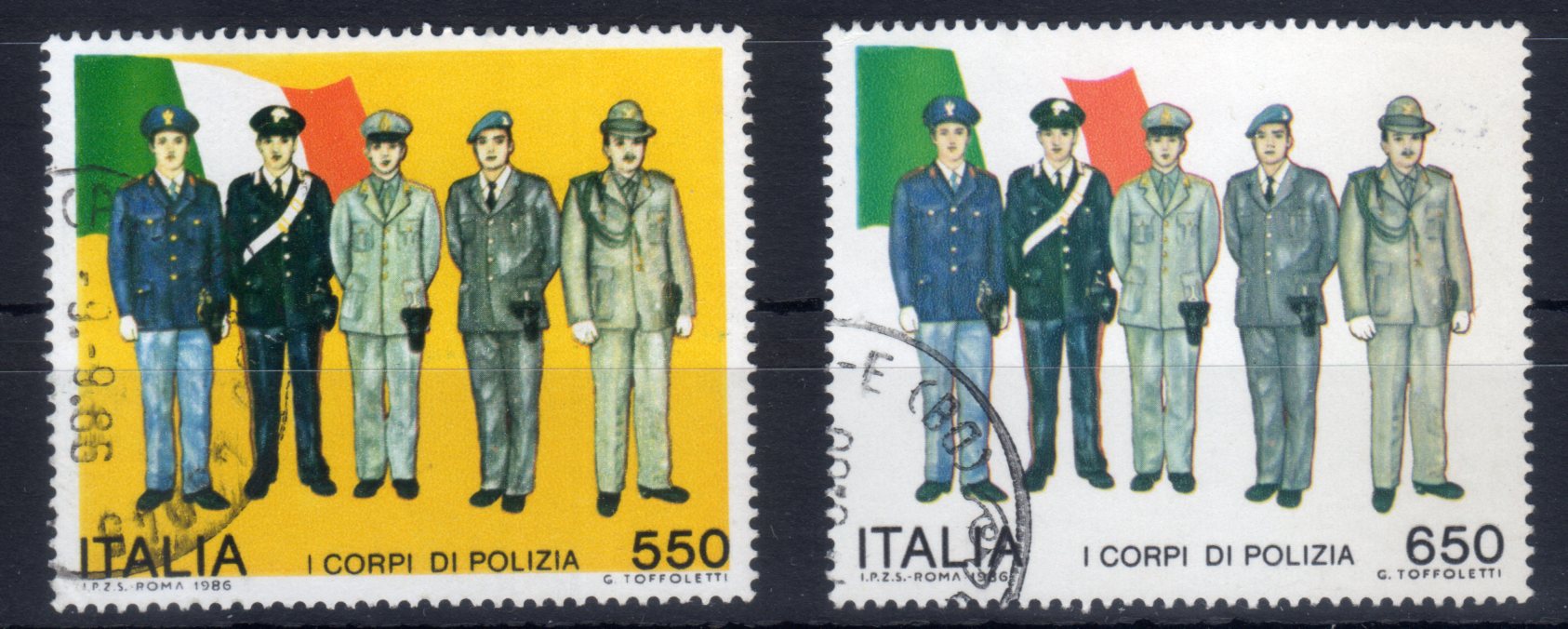 1986 Corpi Polizia (Con appendice)
