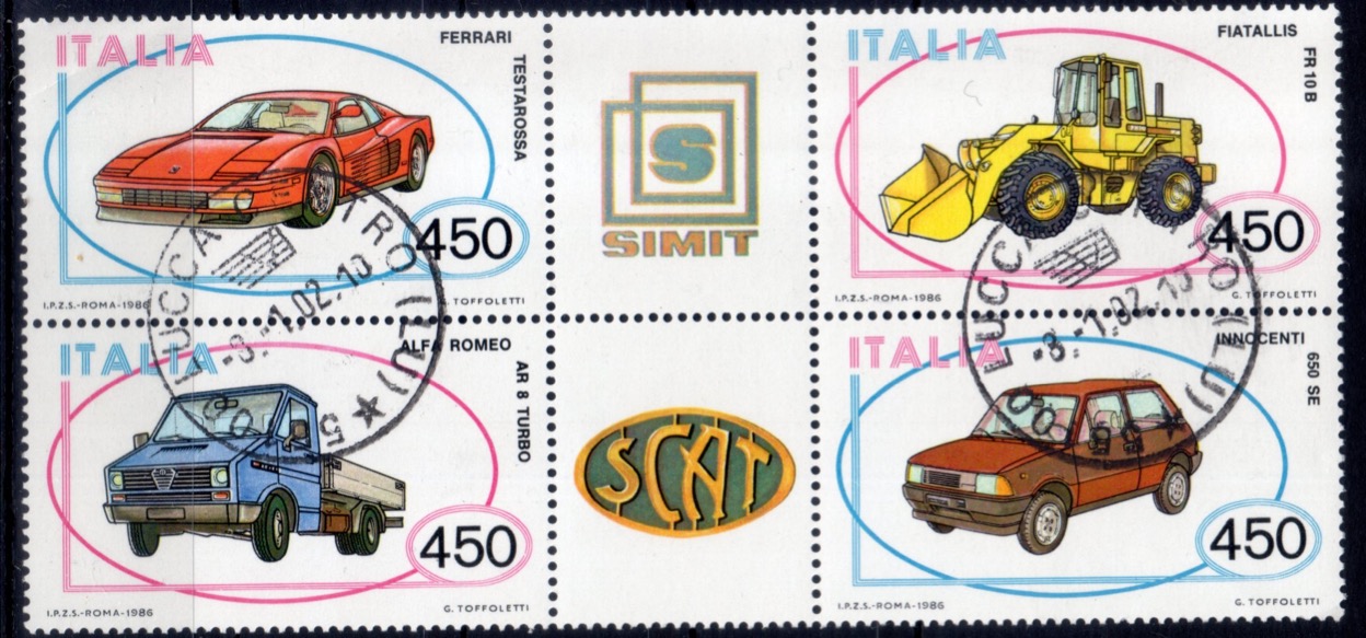 1986 Automobili (Blocco)