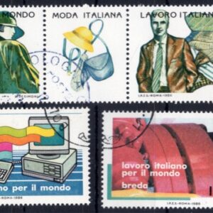 1986 Lavoro italiano (2 valori + coppia con appendice)