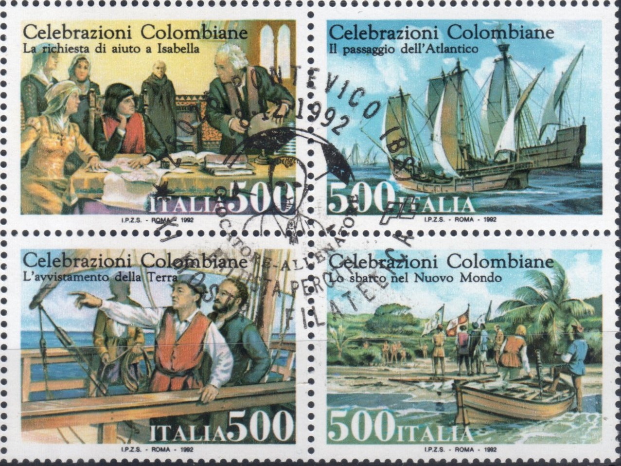 1992 Celebrazioni Colombiane (Blocco)