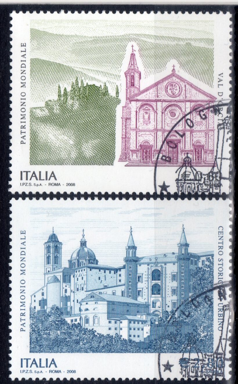 2008 Patrimonio dell'Unesco Val d'Orcia e Urbino