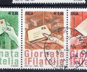 2014 Giornata della Filatelia Striscia