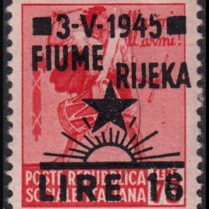 1945 Monumenti Soprastampati senza filigrana