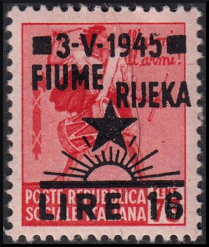 1945 Monumenti Soprastampati senza filigrana