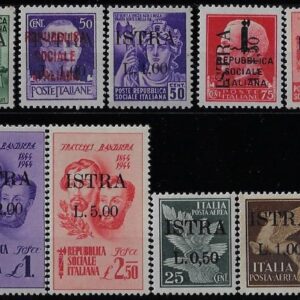 1945 Francobolli italiani Soprastampati