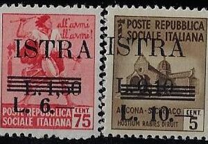 1945 Soprastampati nuovo valore