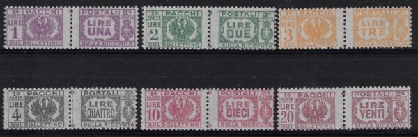 1946 Pacchi postali senza fasci