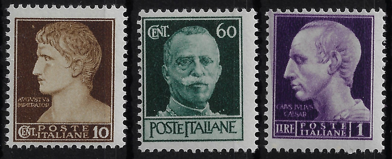 1944 Imperiale emissione di Roma senza Filigrana