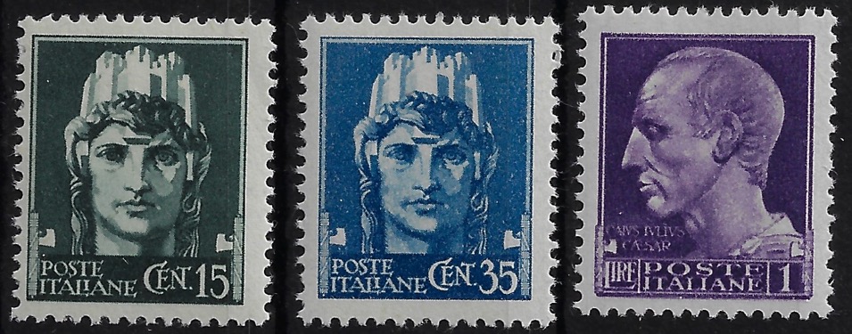 1945 Imperiale emissione di Novara senza Filigrana
