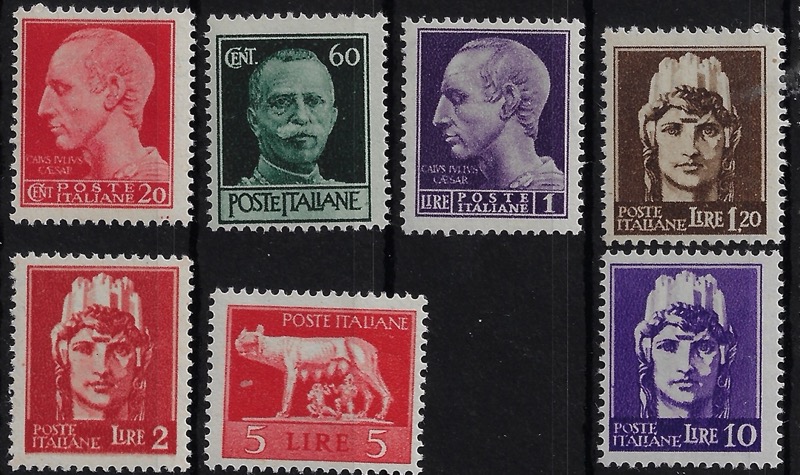 1945 Imperiale emissione di Roma Filigrana ruota