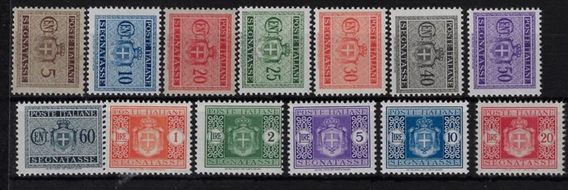 1946 Segnatasse Stemma senza fasci