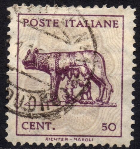 1944 Lupa Capitolina con filigrana