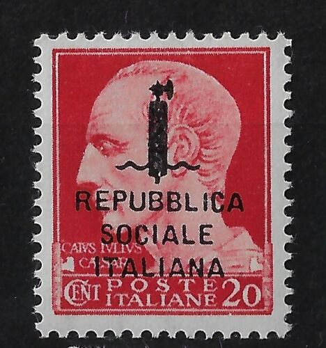 1944 20 c. carminio sovrastampato©