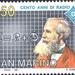 1991 100° della radio - James Clerk Maxwell