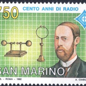 1992 100° della radio - Heinrich Rudolf Hertz