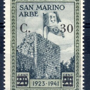 1942 Arbe soprastampato