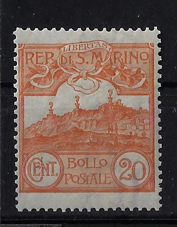 1903 20 centesimi arancio