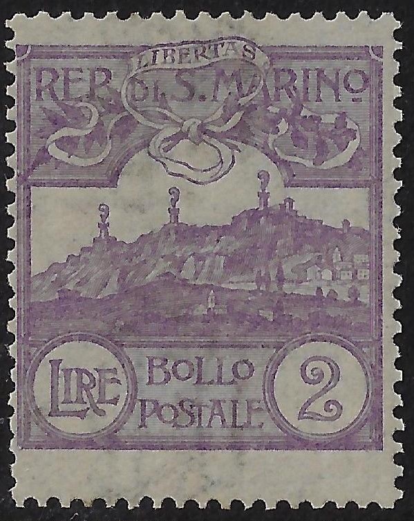 1903 Lire 2 violetto