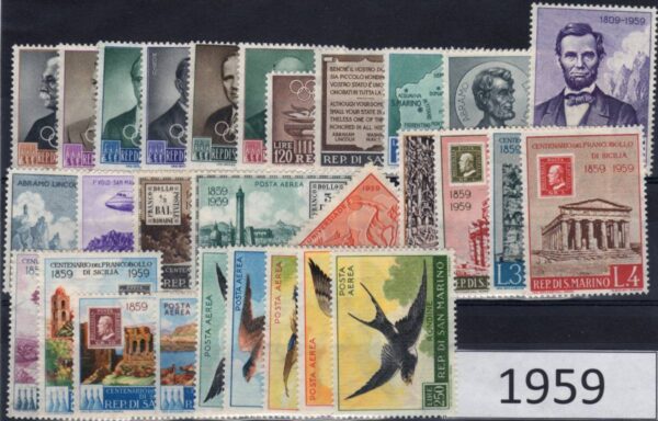 1959 Annata completa