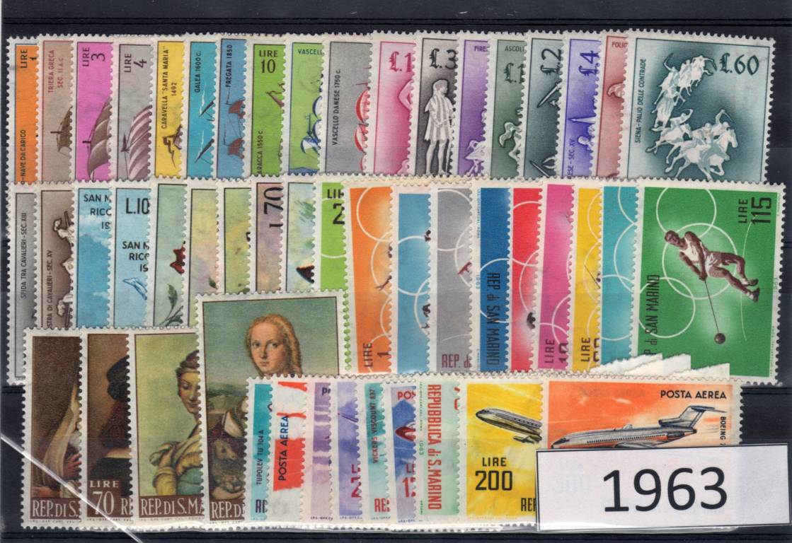 1963 Annata completa