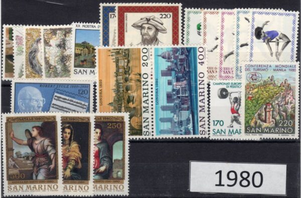1980 Annata completa