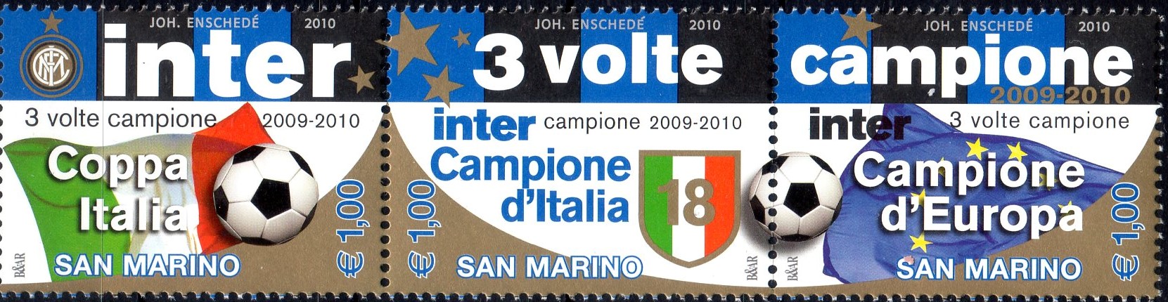 2010 Inter 3 volte campione (trittico)