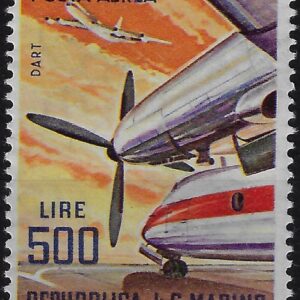 1965 posta aerea Dart - Lire 500