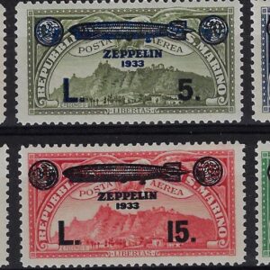 1933 posta aerea Dirigibile Graf Zeppelin