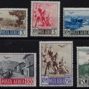 1950 posta aerea Paesaggi