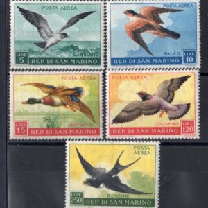 1959 posta aerea Fauna Avicola
