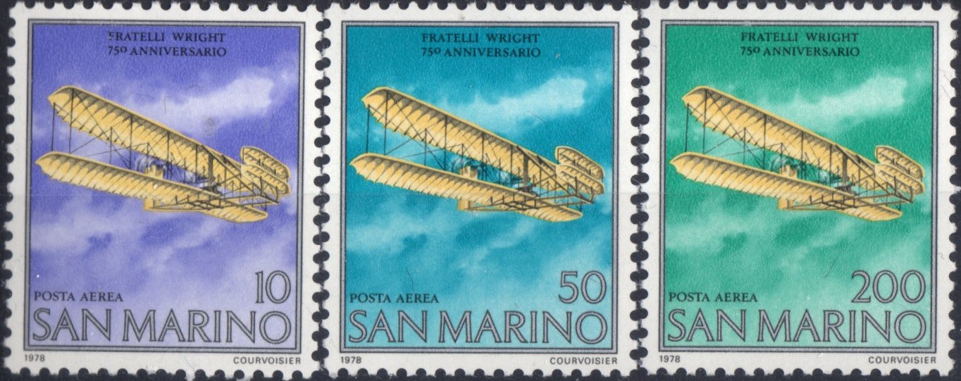 1978 posta aerea Fratelli Wright
