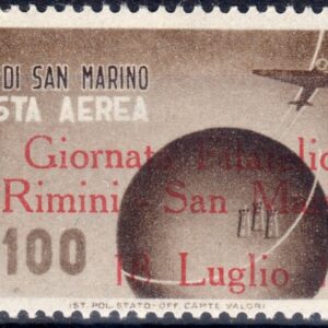 1947 posta aerea Soprastampato Giornata Filatelica