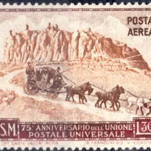 1951 posta aerea U.P.U. Lire 300