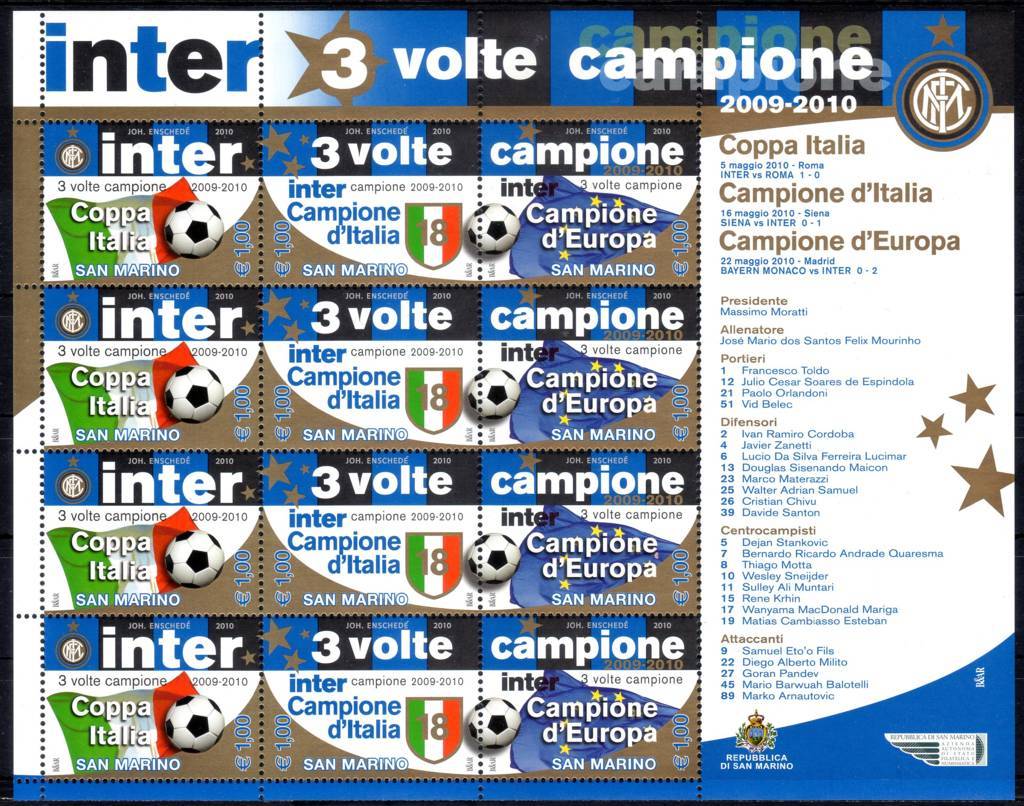 2010 Inter 3 volte campione
