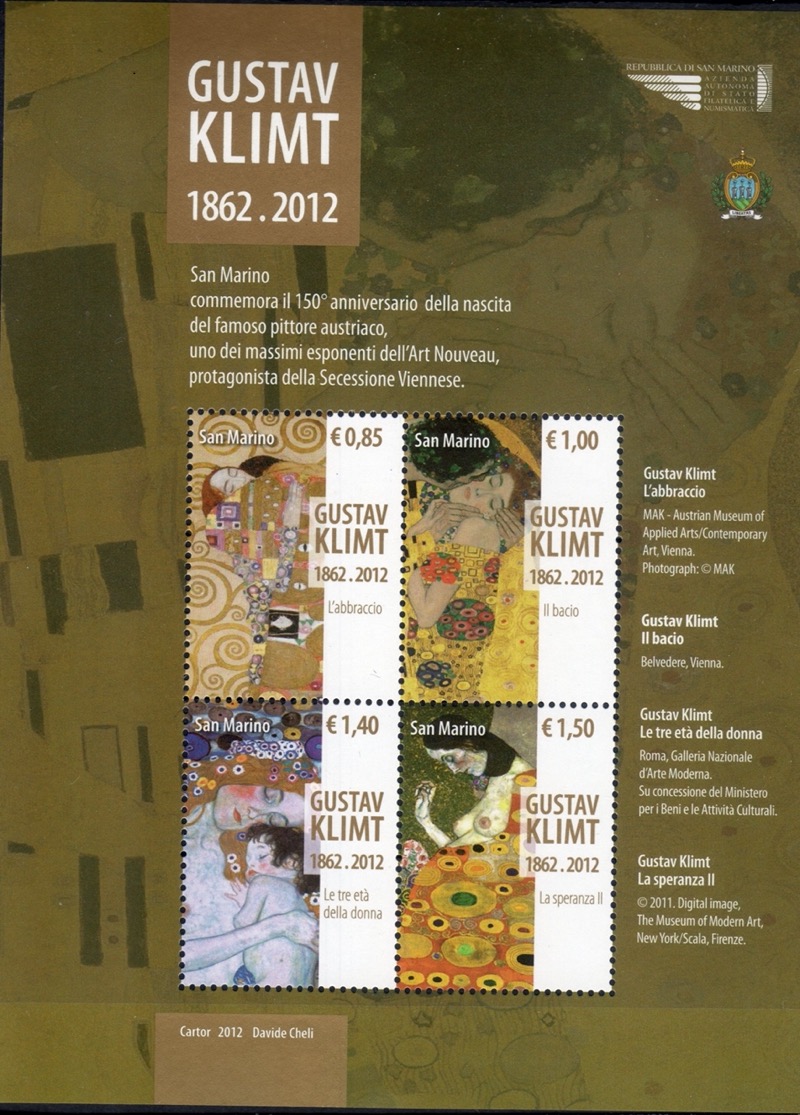 2012 150°nascita di Gustav Klimt
