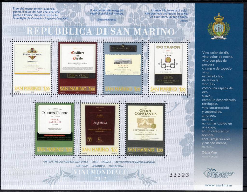 2012 Grandi Vini mondiali