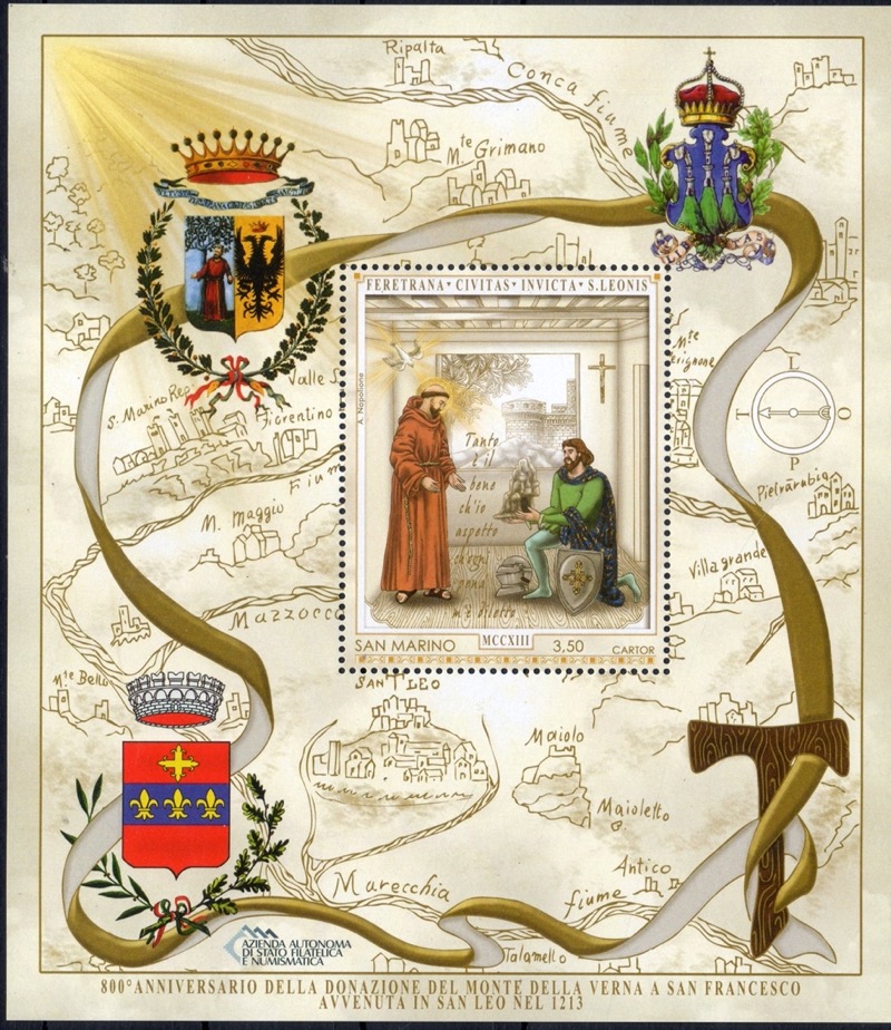 2013 800° donazione del Monte della Verna